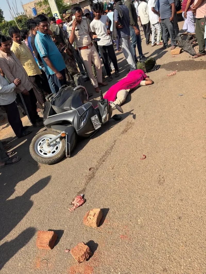 ड्यूटी पर जा रही महिला आरक्षी की सड़क हादसे में मौत